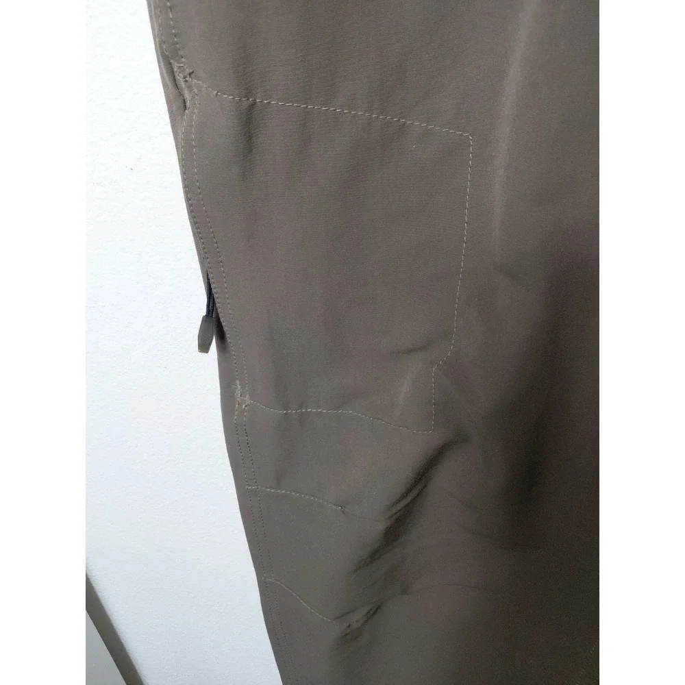 Columbia Titanium Olive Green 6 Pockets  Hiking Pants Men's 36 X 32 Camping